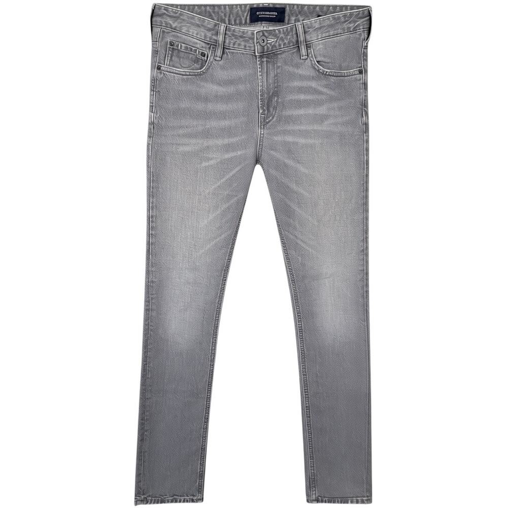 Scotch & Soda Core Skim Skinny Jeans Gray Mens Size 31x32 Slim Stretch Work
